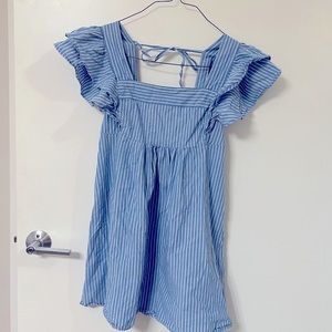 Urban Outfitters flutter sleeve dress tie back